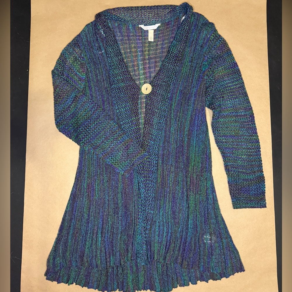 Y2K Knit Cardigan | Coconut Button | Vintage Inspired